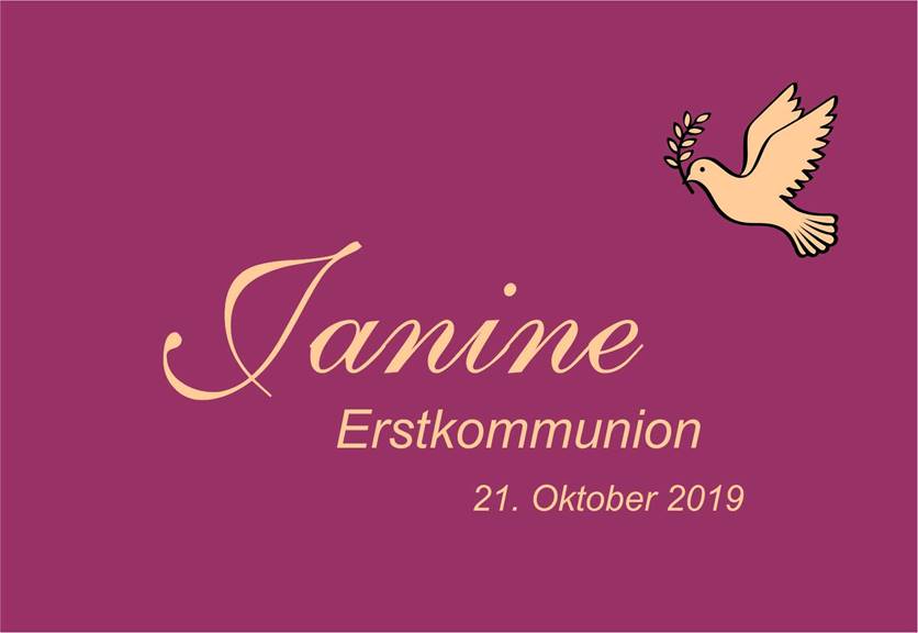 Konfirmation/Kommunion