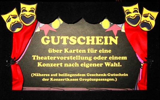 Glückwunschkarten/ Gutscheine